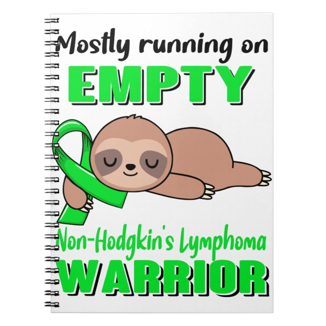 Funny Non-Hodgkins lymphoma Awareness Gifts Anteckningsbok (Framsidan)