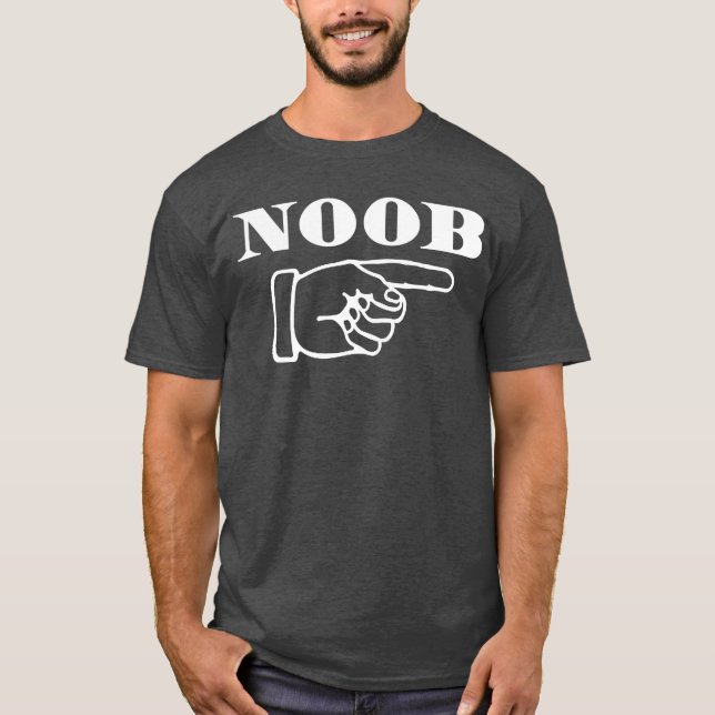 Funny Noob Gaming Im With Noob Gamer funny T Shirt (Framsida)