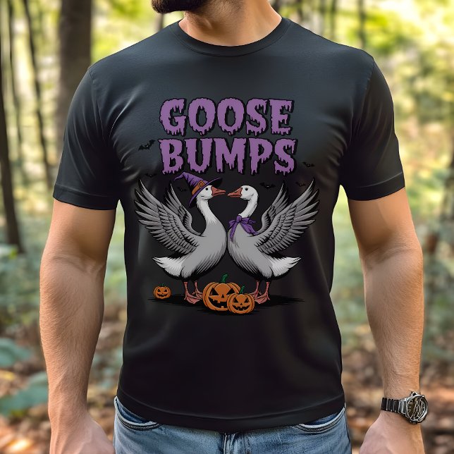 Funny Nostalgic Goose Bumps Halloween T Shirt (Skapare uppladdad)