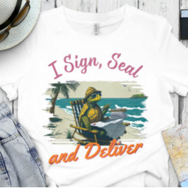Funny Notary | Kontor - Jag undertecknar, försegla T Shirt
