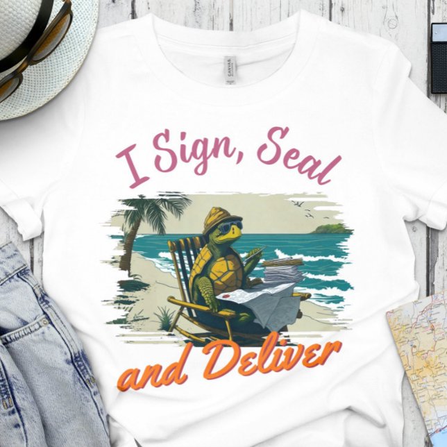 Funny Notary | Kontor - Jag undertecknar, försegla T Shirt (Skapare uppladdad)