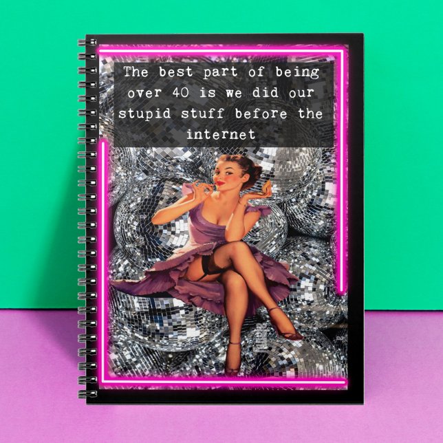 Funny Notebook Journal Best Friend Gift "40" Anteckningsbok (Skapare uppladdad)