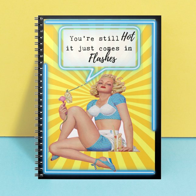Funny Notebook Journal Best Friend Gift "Flash" Anteckningsbok (Skapare uppladdad)