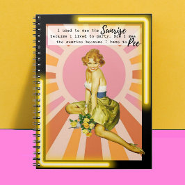 Funny Notebook Journal Best Friend Gift "Sunrise" Anteckningsbok