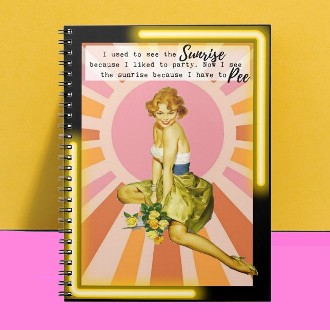 Funny Notebook Journal Best Friend Gift "Sunrise" Anteckningsbok (Skapare uppladdad)