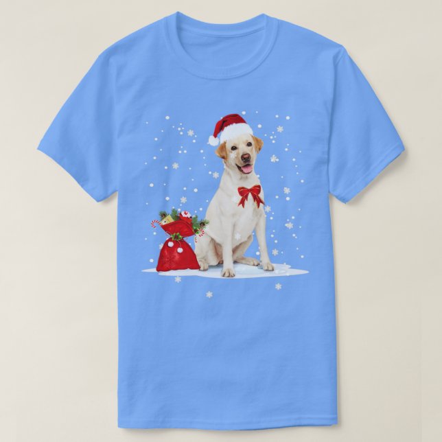 Funny Nova Scotia Anka Tolling Retriever Merry Chr T Shirt (Design framsida)