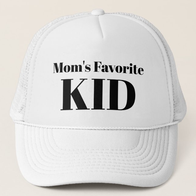 Funny Novelty Baseball MAMMA FAVORITE KID Keps (Framsida)
