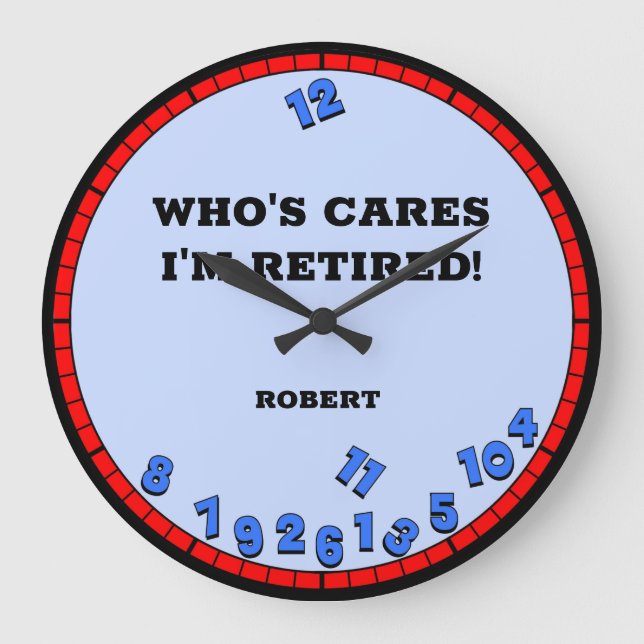 Funny Novelty för återvunnen stor klocka (Framsida)