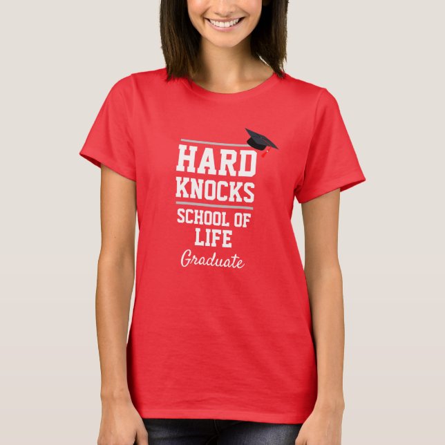 Funny Novelty KUNSKAPSSCHOOL STUDENT T Shirt (Framsida)