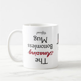 FUNNY Novelty OFFICIELL FANTASTISK BOTTOMLESS Cof Kaffemugg