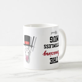 FUNNY Novelty OFFICIELL FANTASTISK BOTTOMLESS Kaffemugg