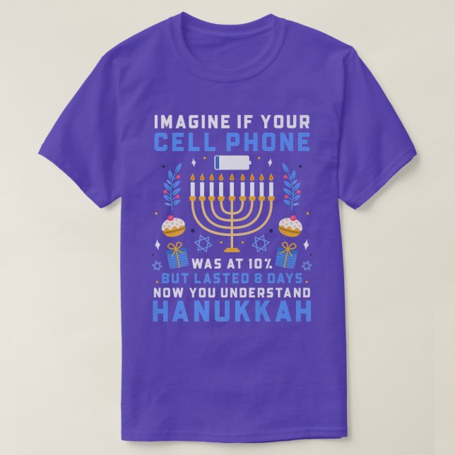 Funny Now You Understand Hanukkah Cellphone Chanuk T Shirt (Design framsida)