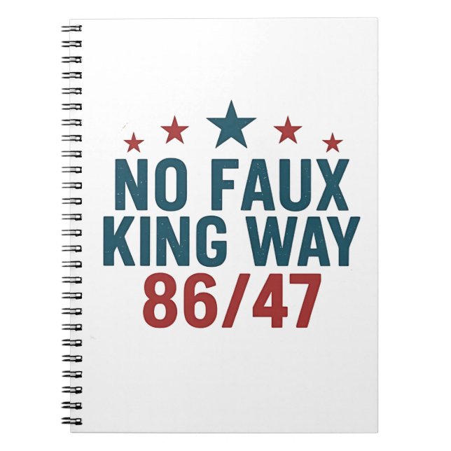 Funny nr Faux Kung Way 86 47 4:e juli Anteckningsbok (Framsidan)