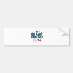 Funny nr Faux Kung Way 86 47 4:e juli Bildekal