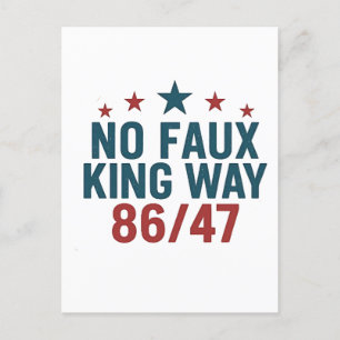 Funny nr Faux Kung Way 86 47 4:e juli Helg Vykort