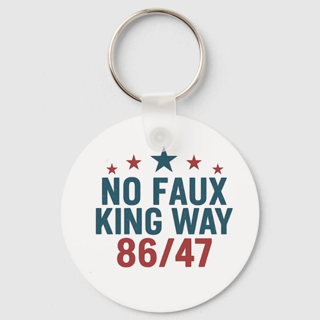 Funny nr Faux Kung Way 86 47 4:e juli Nyckelring (Framsida)