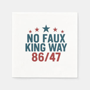 Funny nr Faux Kung Way 86 47 4:e juli Pappersservett