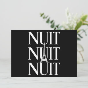 Funny Nuit Nuit Inbjudningar