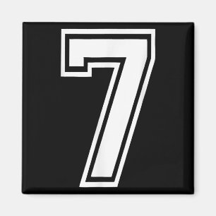 Funny nummer 7 67 Meme Costume Matching Group Hall Magnet