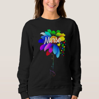 Funny Nurse Autism Puzzle Stethoscope Solros T Shirt