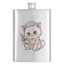 Funny Nurse Cat The Vein Finder Personalized Fickplunta