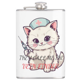 Funny Nurse Cat The Vein Finder Personalized Fickplunta