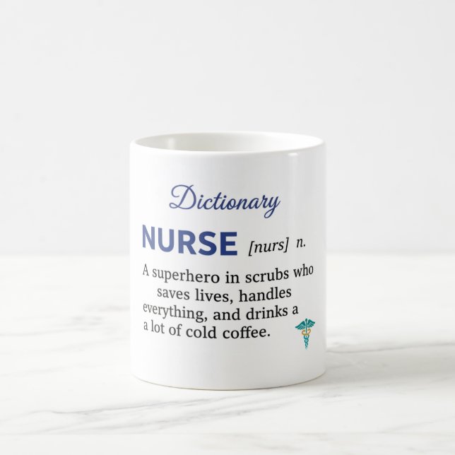 Funny Nurse Definition Gift  Kaffemugg (Center)