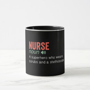 Funny Nurse-definition Mugg