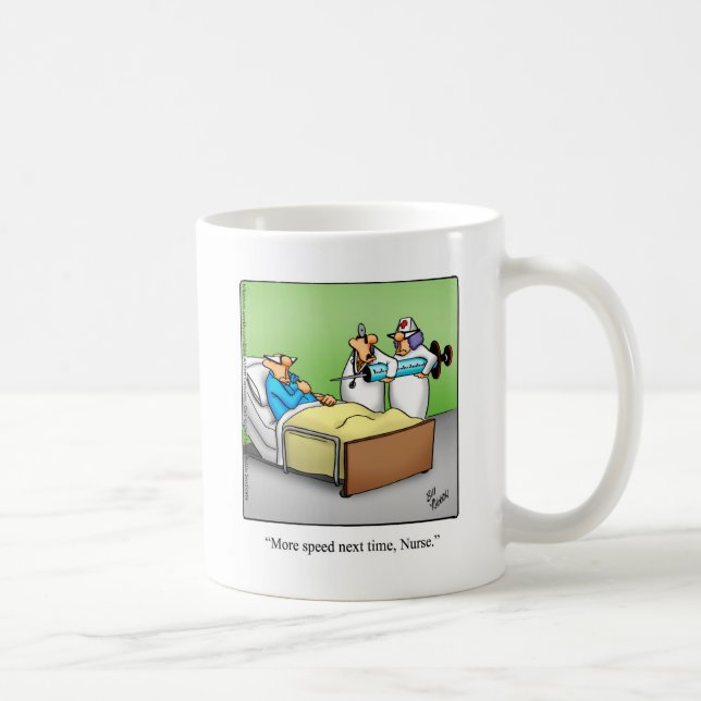 Funny Nurse Humor Mugg (Höger)