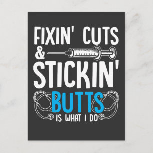 Funny Nurse Humor Physician Assistant Jokes Vykort