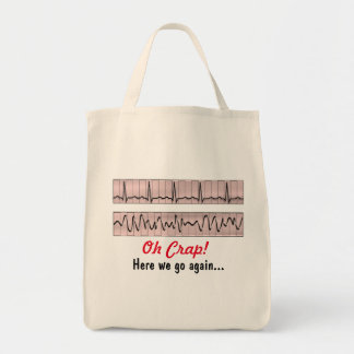 Funny Nurse Humor Tote Bag Tygkasse