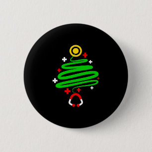 Funny Nurse Julgran Stethoscope Gif Knapp