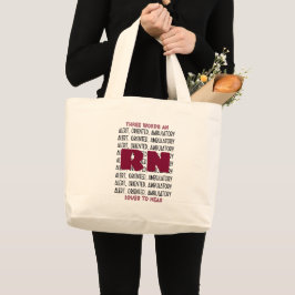 Funny Nurse Kärlek-Alert, orienterad, Ambulatory Jumbo Tygkasse