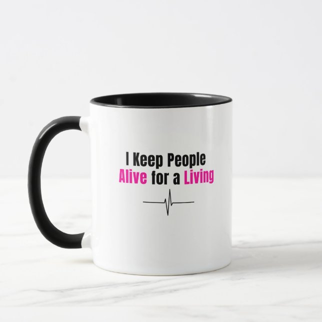 Funny Nurse Mug Mugg (Vänster)