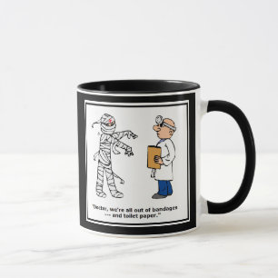 Funny Nurse Mugg eller Doktor Mugg - Toilet Papper