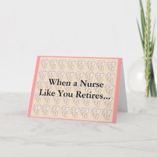 Funny Nurse Pension-kort Kort