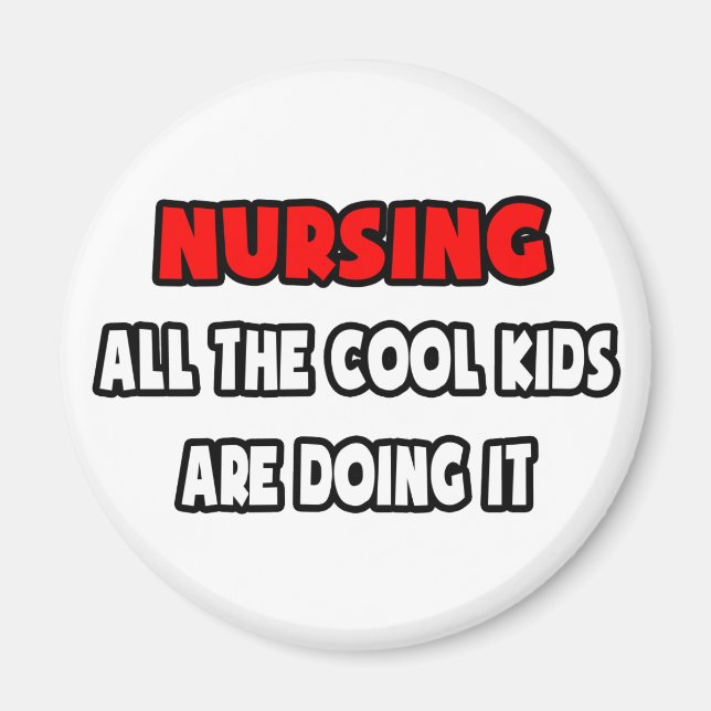 Funny Nurse Shirts and Gifts Magnet (Framsidan)