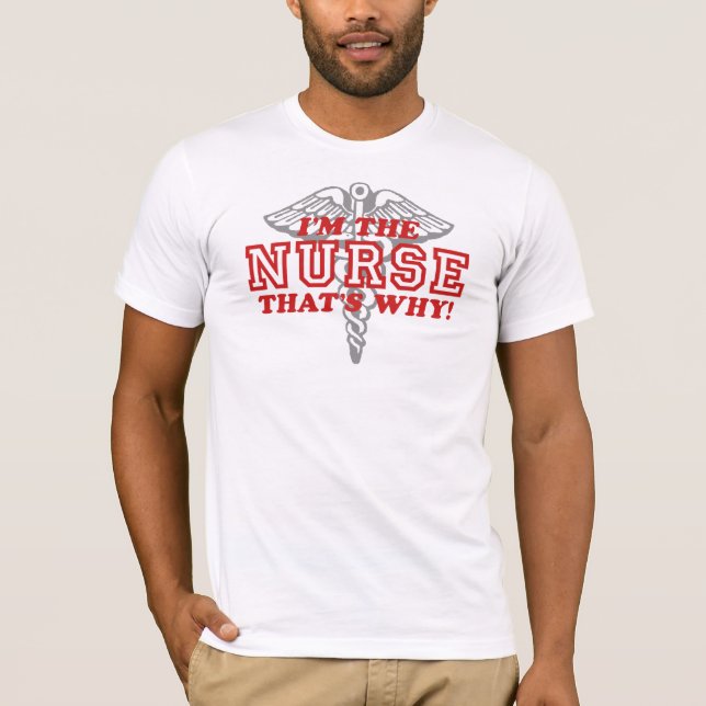 Funny Nurse Tee (Framsida)