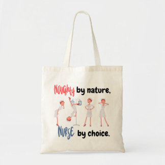 Funny Nurse Tote Bag Tygkasse
