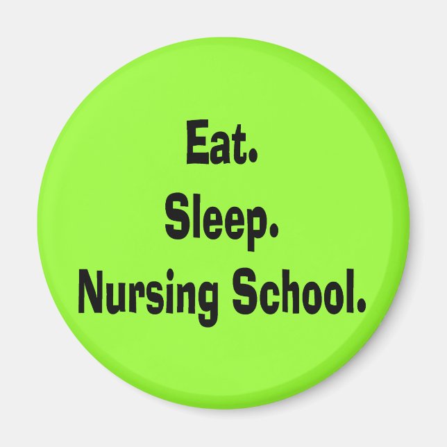 Funny Nursing Student Gifts Magnet (Framsidan)