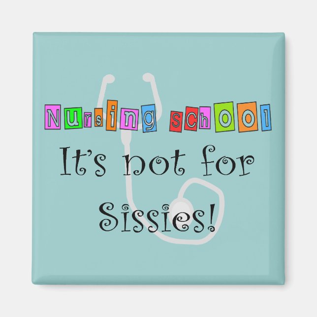 Funny Nursing Student Gifts Magnet (Framsidan)