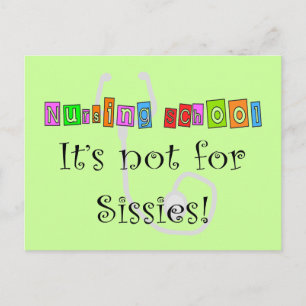 Funny Nursing Student Gifts Vykort