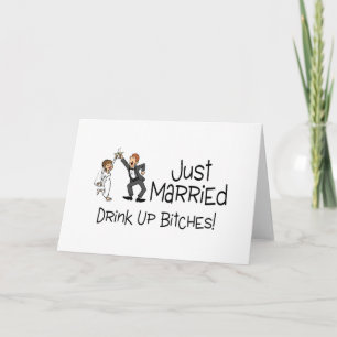 Funny Ny gifta Bröllop Toast Meddelande
