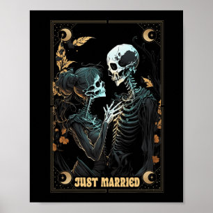 Funny Ny gifta Make Wife Skeleton Bachelore Poster