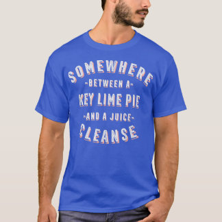 Funny Nyckel Lime Paj och en juice Renomme Paj Äls T Shirt