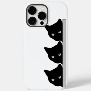 Funny Nyfiken Cats Silhouette