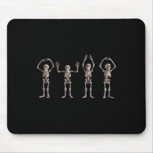 Funny O-h-i-o State Skeleton Älskare Ohio Hallowee Musmatta