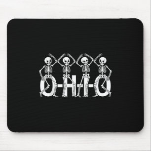 Funny O-h-i-o State Skeleton Ohio Halloween Vintag Musmatta