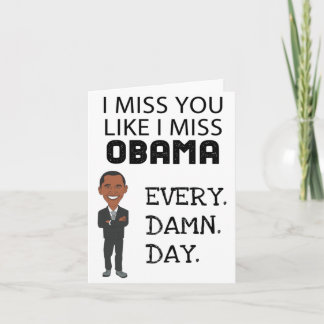 Funny Obama Birthday Kort