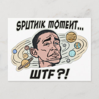 Funny Obama Sputnik Moment Vykort